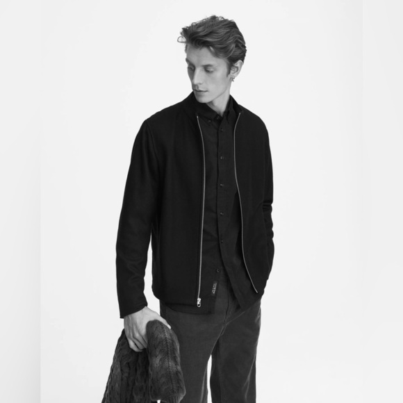 Rag & Bone Agnes Classic Fit Jacket in Japanese Takisada Jersey Merino Wool - Picture 2 of 14